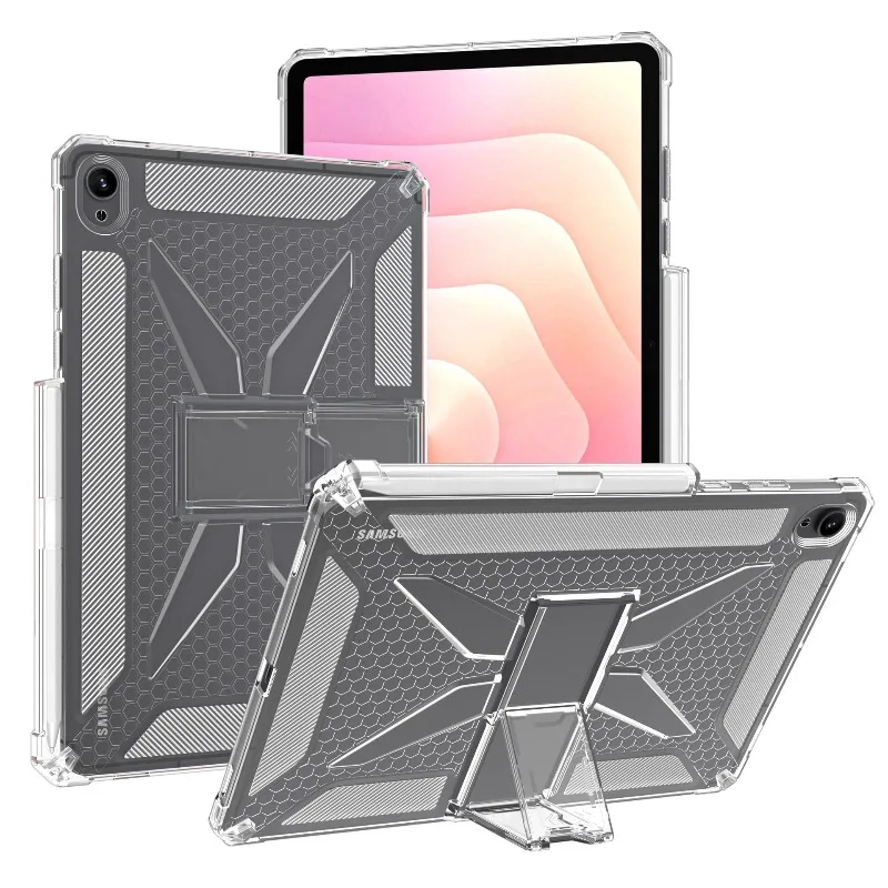 Funda لسامسونج غالاكسي تبويب S11 11 بوصة 2025 حافظة واقية 5G SM-X730/SM-X736B حامل وسادة هوائية واضح لينة غطاء من البولي يوريثان اللوحي حالات