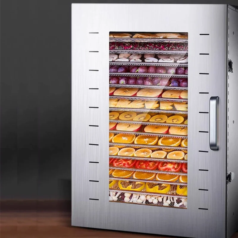 

Сушилка для фруктов и овощей, бытовая коммерческая машина для сушки пищевых продуктов, машина для сушки мяса из нержавеющей стали