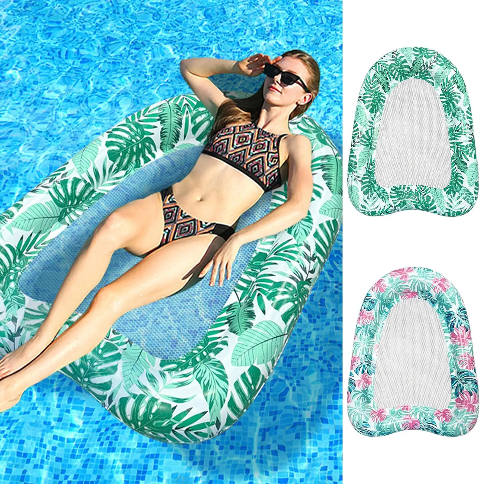 Inflatable Pool Floats For Adults Heart Shape Lounger Lake Floats For Adults For Lake River Beach Party Summer Outdoor Fun