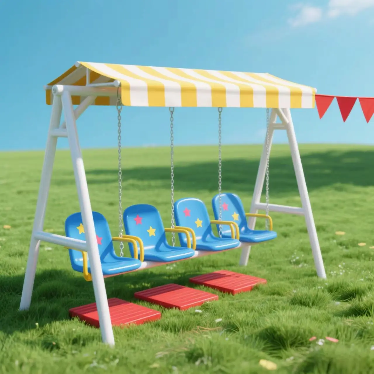 Combination Swing, Outdoor Children's Play Swing