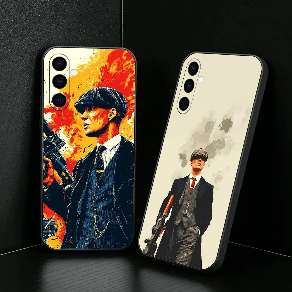 PB-TV Classic P-Peaky Blinders  Phone Case For Samsung Galaxy A73,A72,A71,A70,A52,A51 Others Soft Black Cover