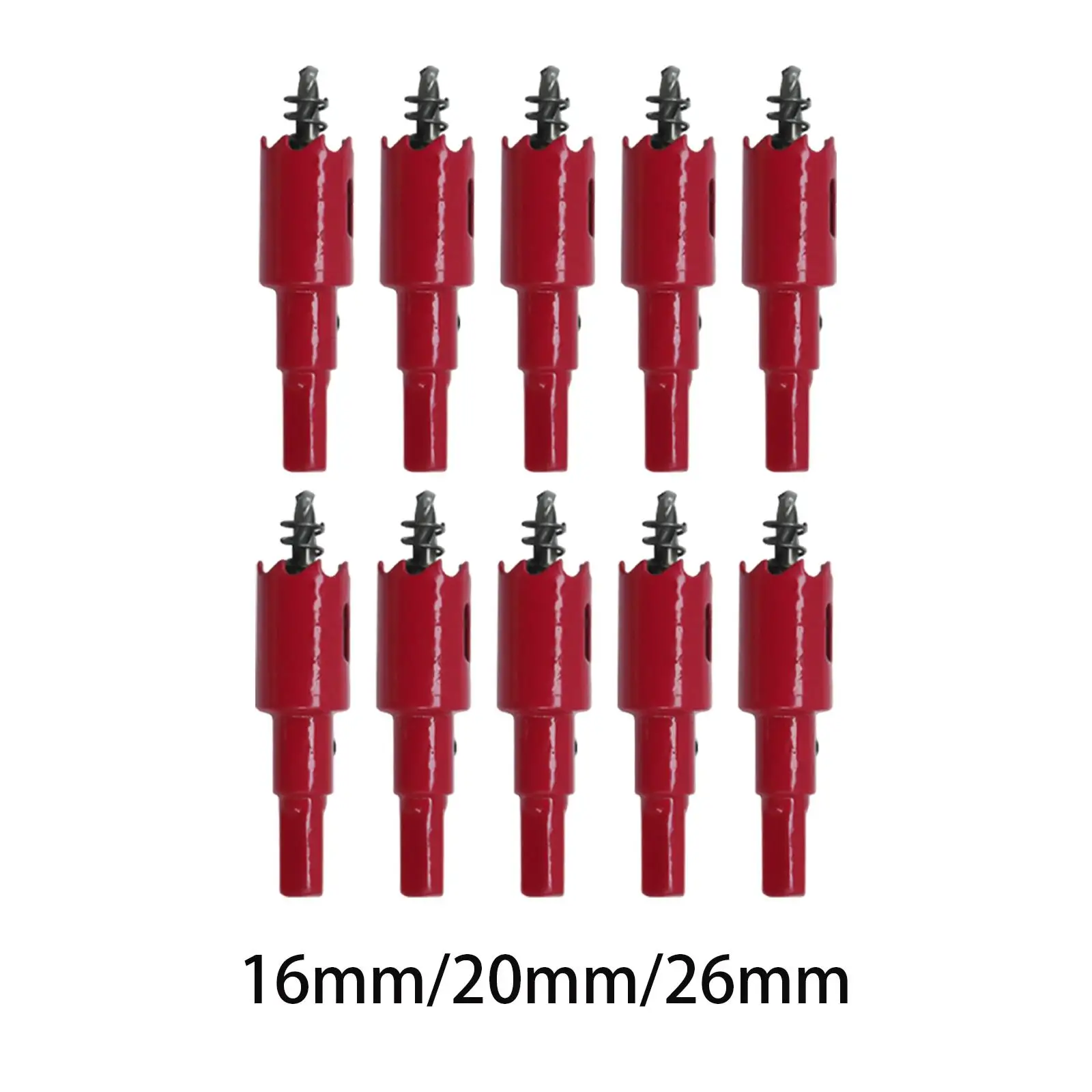 

10x Hole Drill Bit Woodworking Drill Bit Bi Metal M42 Drill Cutter Woodworking Tool for Steel Frame Iron Ceiling Plywood