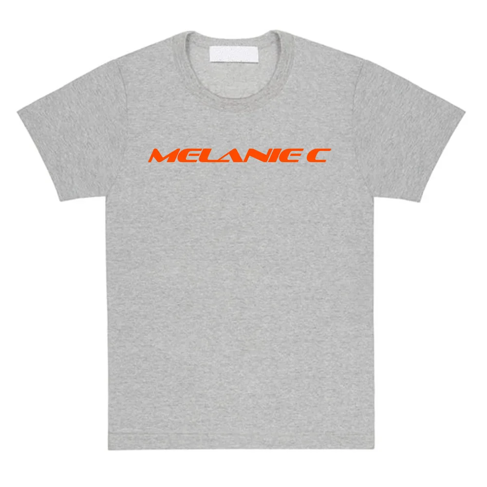 Melanie C Logo Druck T-shirt Streetwear Unisex Baumwolle Kurzarm Lose Weibliche T-shirts Grafik Kleidung Frauen Männer Tees Top