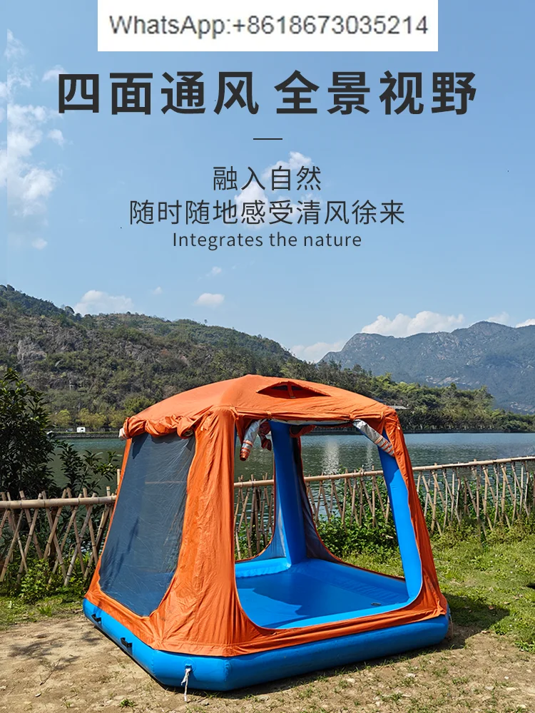 Outdoor Camping Inflatable Water Boating Tent Amphibious Diaoyutai Picnic Camping Free Speed Drive