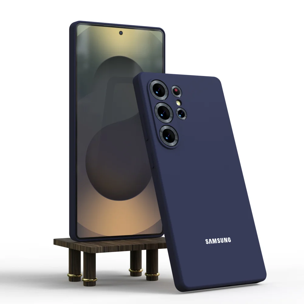 Original Samsung S25 Ultra Case Soft Liquid Silicone Ultra Thin Shockproof Phone Back Cover For Gala