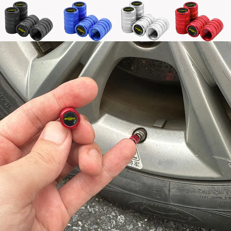 

Автомобильные колпачки клапана, декоративные пылезащитные колпачки для штока клапана шины для Chevrolet Onix Cruze Silverado Impala Equinox Malibu Tahoe Cobalt