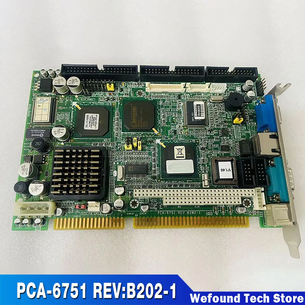 Industrial Control Motherboard Half-length ISA Card PCA-6751 REV:B202-1 PCA-6751 REV B2