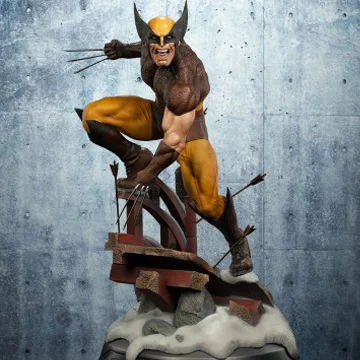 Wolverine Logan Statue PVC Figure Collectible Model Toy  24cm