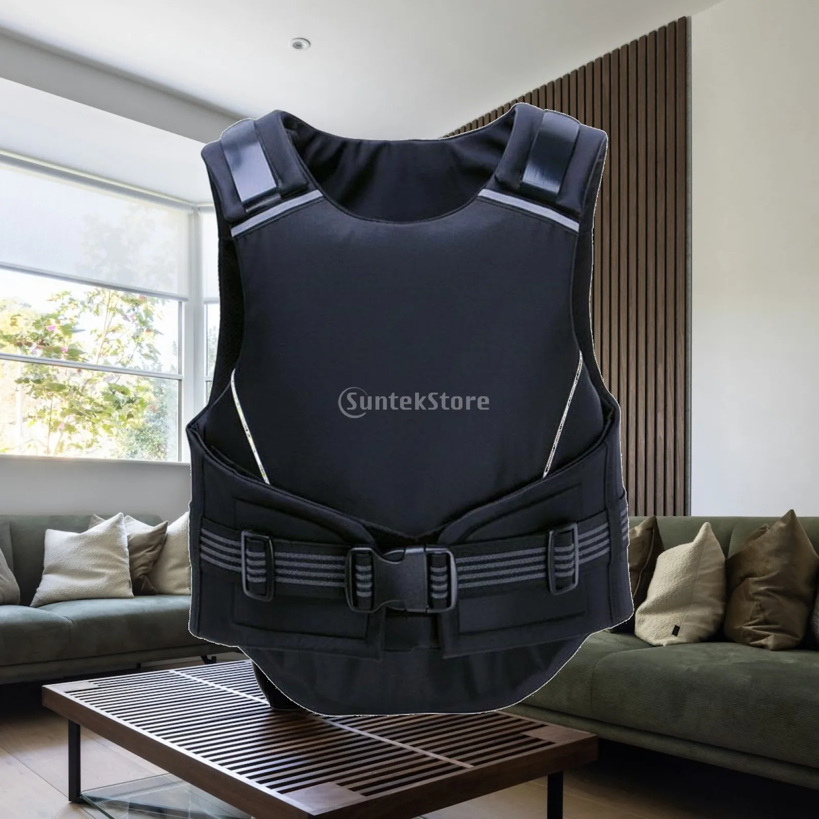 Riding Protection Vest for Horse Sport Equestrian with Honeycomb Shock Absorption for Kids and Adults Safety Gear