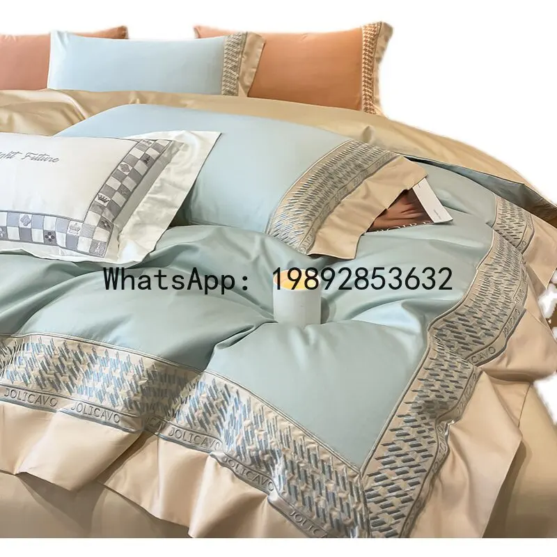 

PYJ 2026 new high-end four-piece cotton bed sheet quilt cover bedding