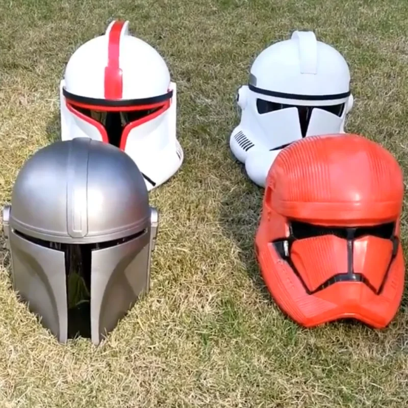 

Взрослый косплей-шлем Star Wars: Мандалорец, маска, игрушки по мотивам аниме, Рождественский шлем Скайуокера, Мандо, Охотник за головами