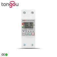 TONGOU 63A 110V 220V SmartLife WIFI Energy Meter Kwh Metering Switch Timer with Voltage Current and Leakage Protection TUYA