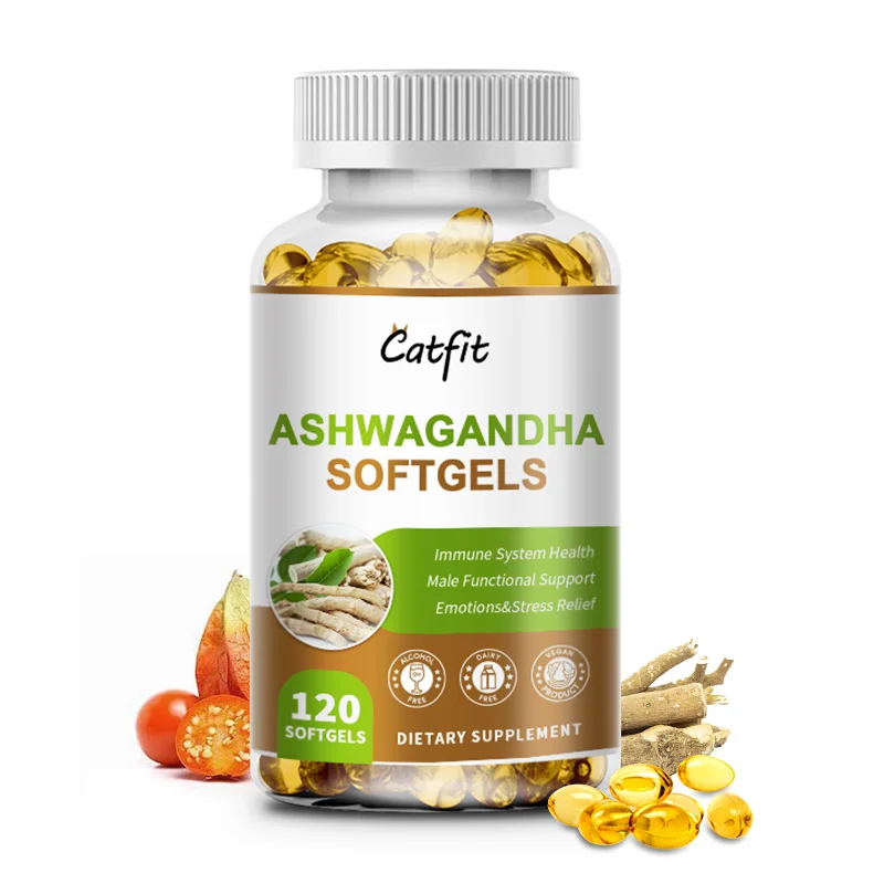 Pure Original Ashwagandha Extract Capsules Anti-Oxidation, Lipid-Lowering, Decompression, Sleep Quality, Enhancing Immunity