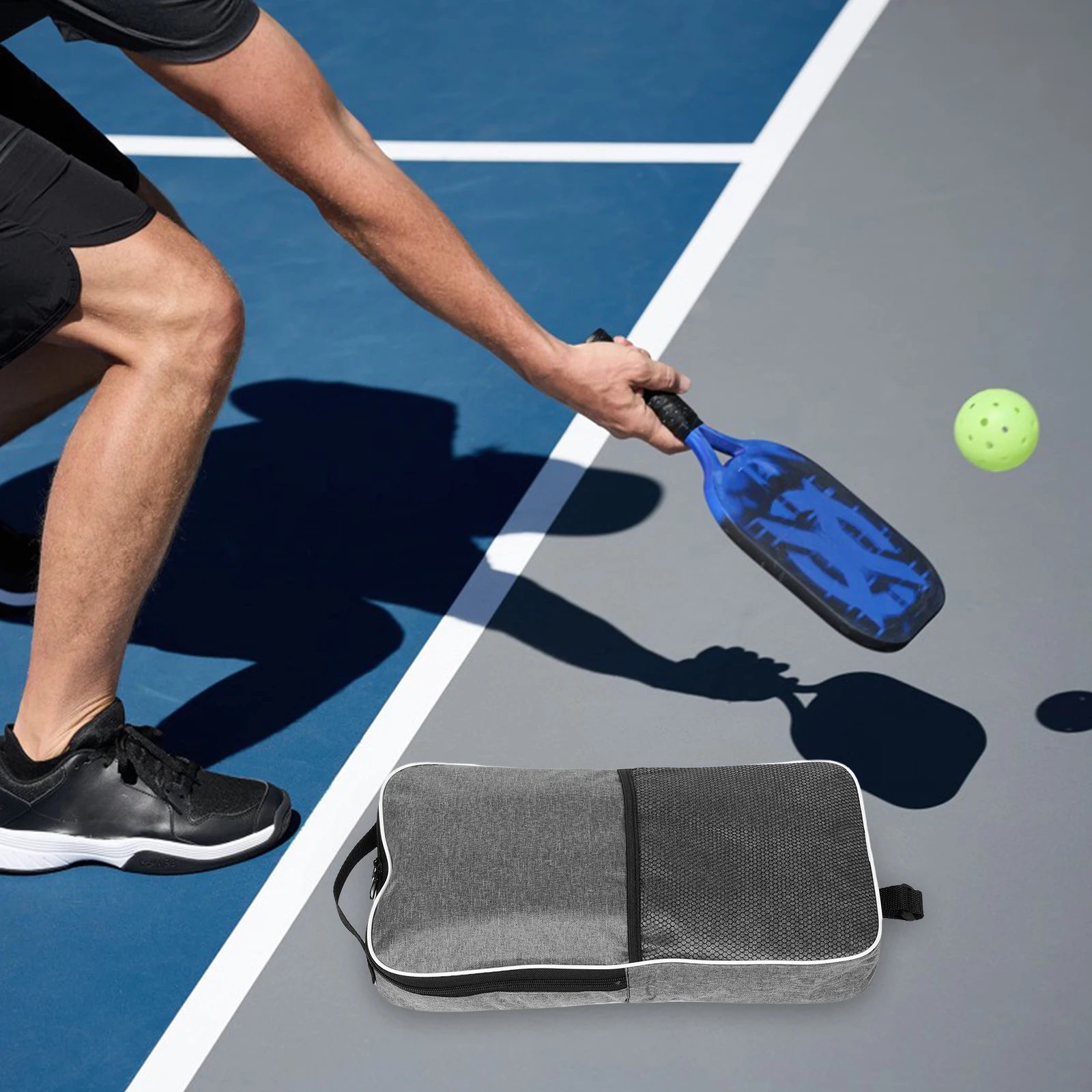 

Portable Pickleball Paddle Oxford Fabric Racket Storage Case Shockproof Protection Multi-Functional Sports Gear Organizer For