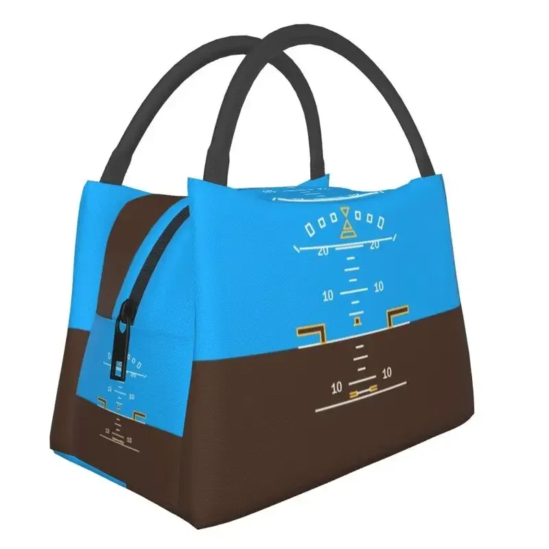 

Custom Attitude Indicator Lunch Bags Women Warm Cooler Insulated Box for Office Travel Fruit Fresh Storage Bag