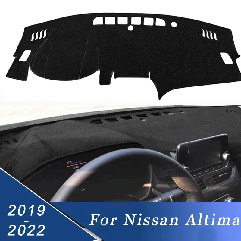 

For Nissan Altima 2019-2022 Models Car Dashboard Cover Sun Shade Mats Avoid Light Pads Instrument Panel Protective