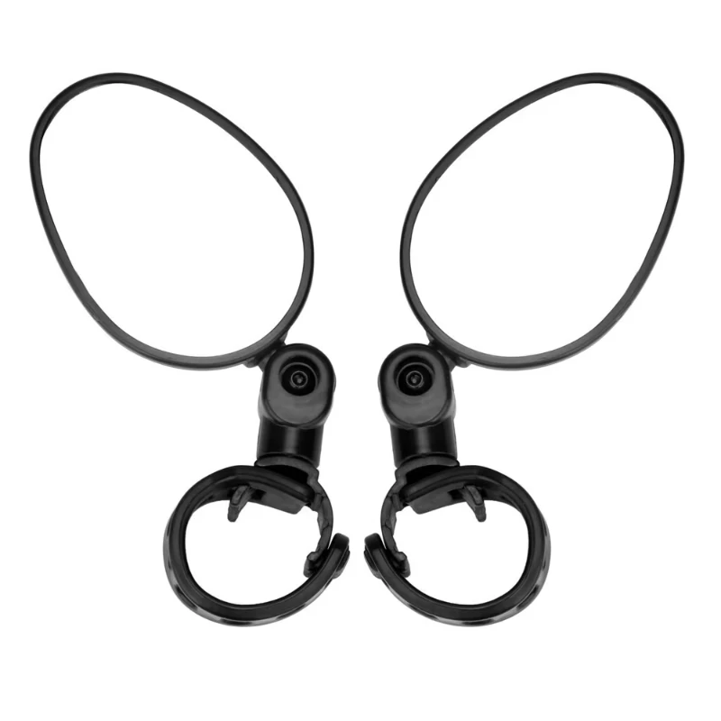 AliExpress NONE 1/2PC Bike Mirror 360 Degree Adjustable Rotatable Handlebar Mirror Wide Bycicle Accessories Cycling Rear View Mirror Accesorios