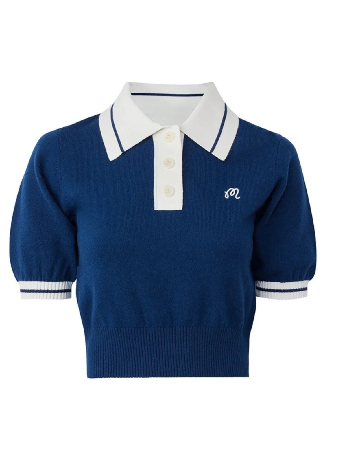 

Летний женский трикотажный топ для гольфа ort Sve с отложным воротником из ледяного шелка Bubble Sve Regular Length Commute Sle