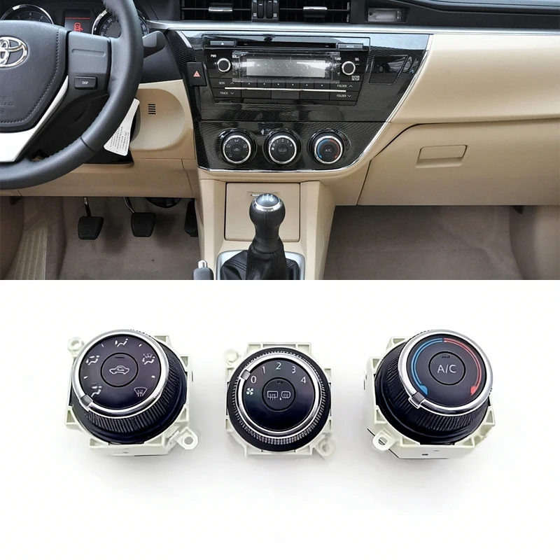 

Car Conditioning A/C Panel Knob Switch Wind Speed Heated Control Switch For Toyota Corolla 2014 2015 2016 2017 2018 2019