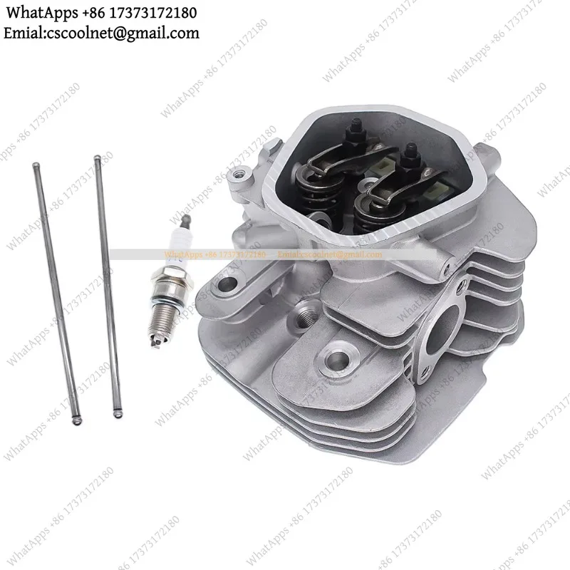Complete for Cylinder Head Assy Valves Rocker Arm Replacement Compatible for Honda GX340 GX390 Engine 11HP 13HP 188F 182F