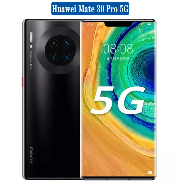 Huawei Mate 30 pro-携帯電話,5g android 10オクタコア,カメラ40MP,990x6.53 p,2400