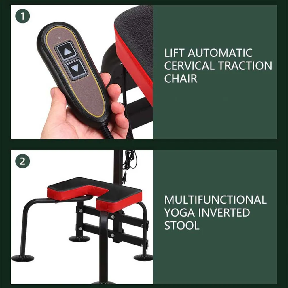 

2025 Electric Neck Massager Door Hanging Cervical Neck Traction Device Adjustable Head Cervical Spine Massage Relaxing Stretcher