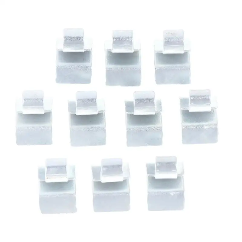 10 قطعة مقاطع رف خزانة معدنية شديدة التحمل رفوف متينة تدعم خزائن الملفات مقاطع الرف مشبك دعم قابل للتعديل