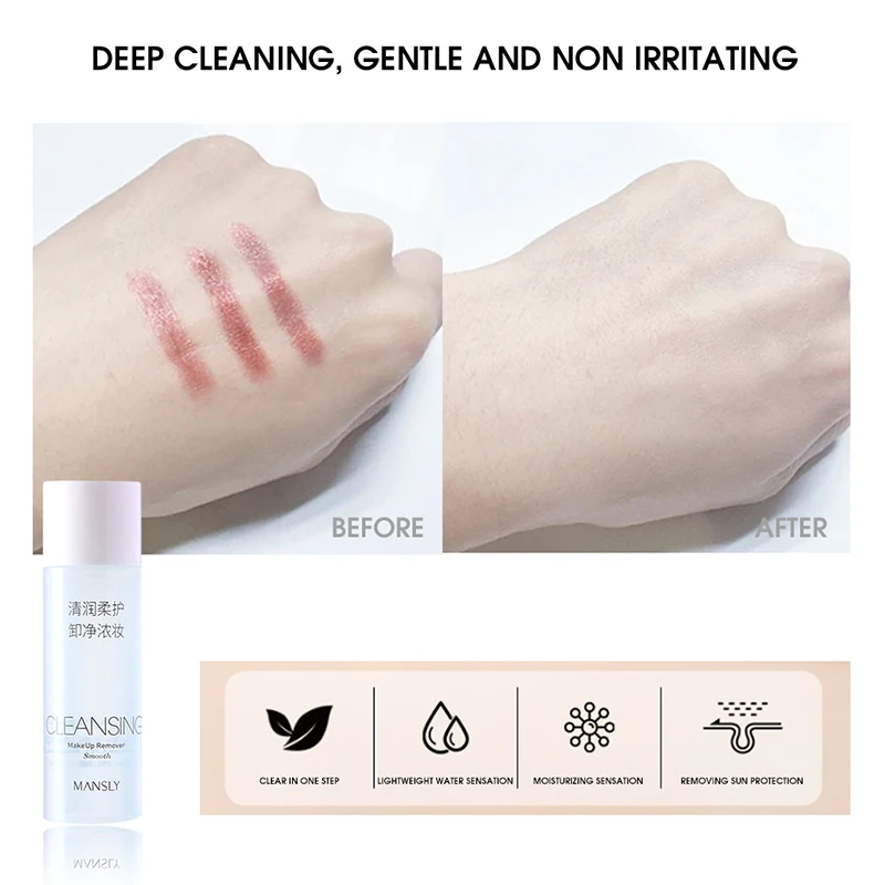 MANSLY Tea Tree Cleansing water - Deep Cleansing, Refreshing and Gentle, Suitable for Sensitive Skin,,makeup remover