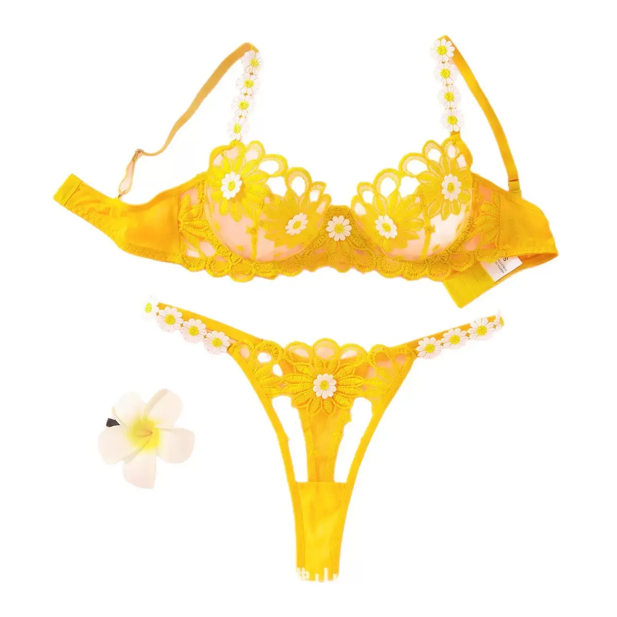 

Fairy Sexy Lingerie Set Sweet Lace Underwear Luxury Intimate Erotic Lingerie Beautiful Floral Embroidery Bra and Panties Sets