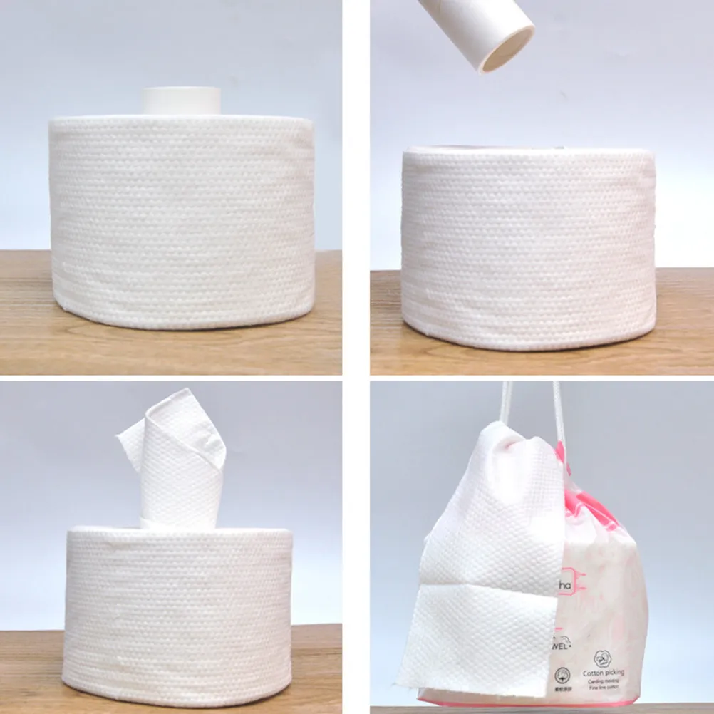 Portable Disposable Facial Cleansing Tissue Soft Non- Washcloth Dual Use Makeup Removal Nail Polish Remover Travel