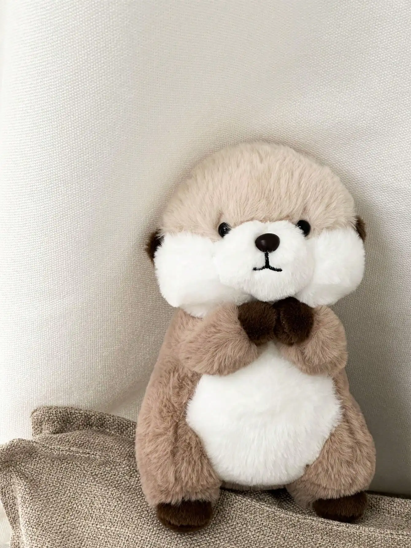 

26cm/10.24inch Cute Sea Otter Plush Toy, Soft Stuffed Animal Plushie, Lovely Companion For Kids Girls Boys