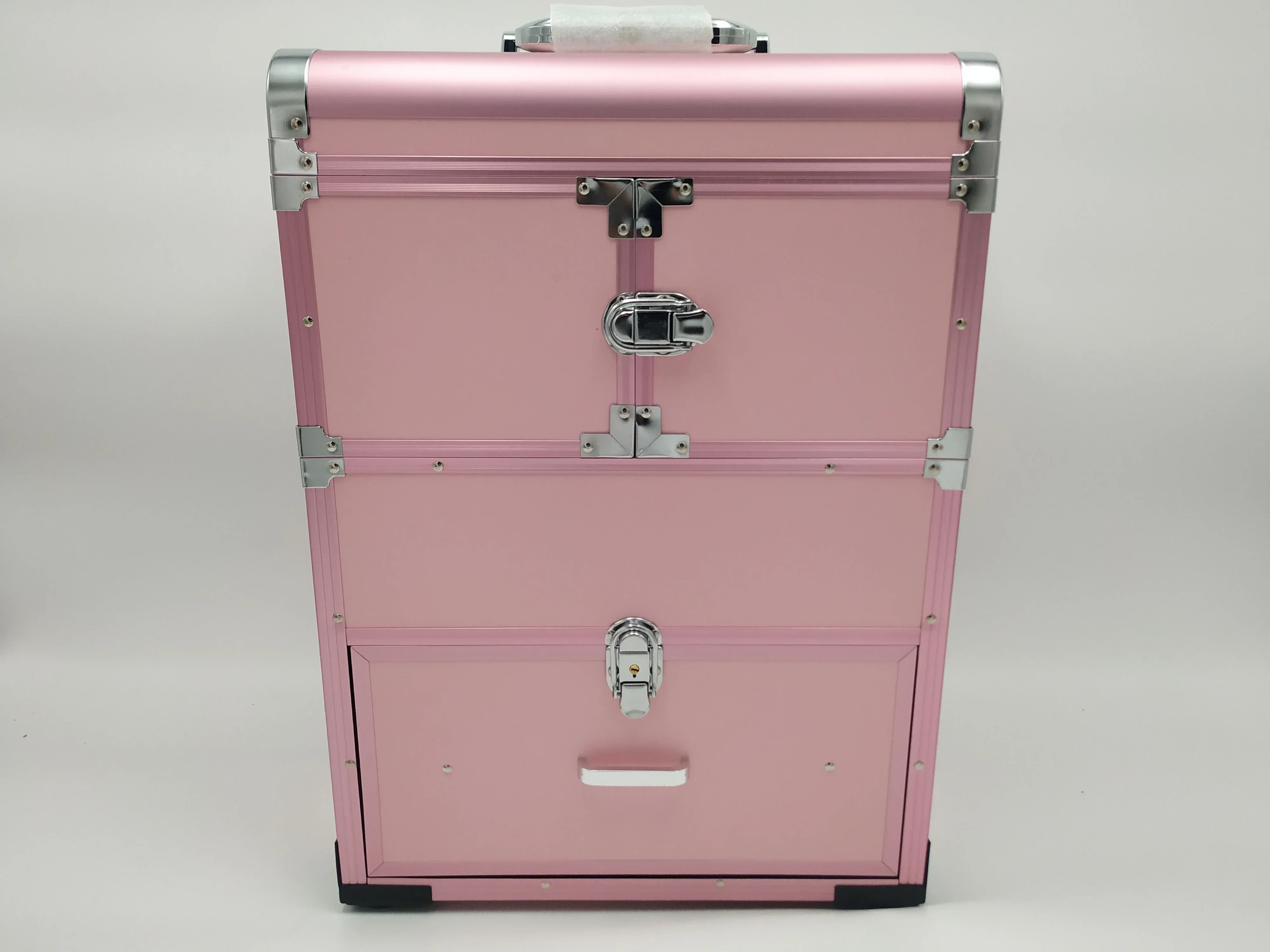 Multi-layer Trolley Box  Large Capacity Makeup Case Nail Organizers Hot Sale, 37*23*58cm