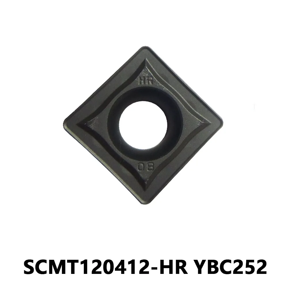 

Токарные Вставки SCMT SCMT120412 токарный станок с ЧПУ Карбид токарный режущий инструмент SCMT120412-HR YBC252 Высокое качество лезвия металлический инструмент