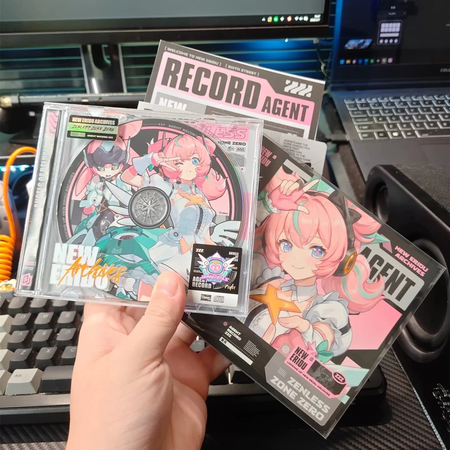 

Game Zenless Zone Zero Angels of Delusion Aria Music CD Maeda Kaori Album Music Record Cosplay Story Image DVD Soundtracks Box