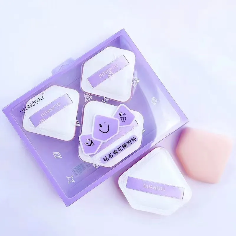 1/3PCS Onregelmatige Suikerspin Nat Droog Tweeërlei gebruik Poederdons Zacht en eet geen poeder Snel van make-upproducten