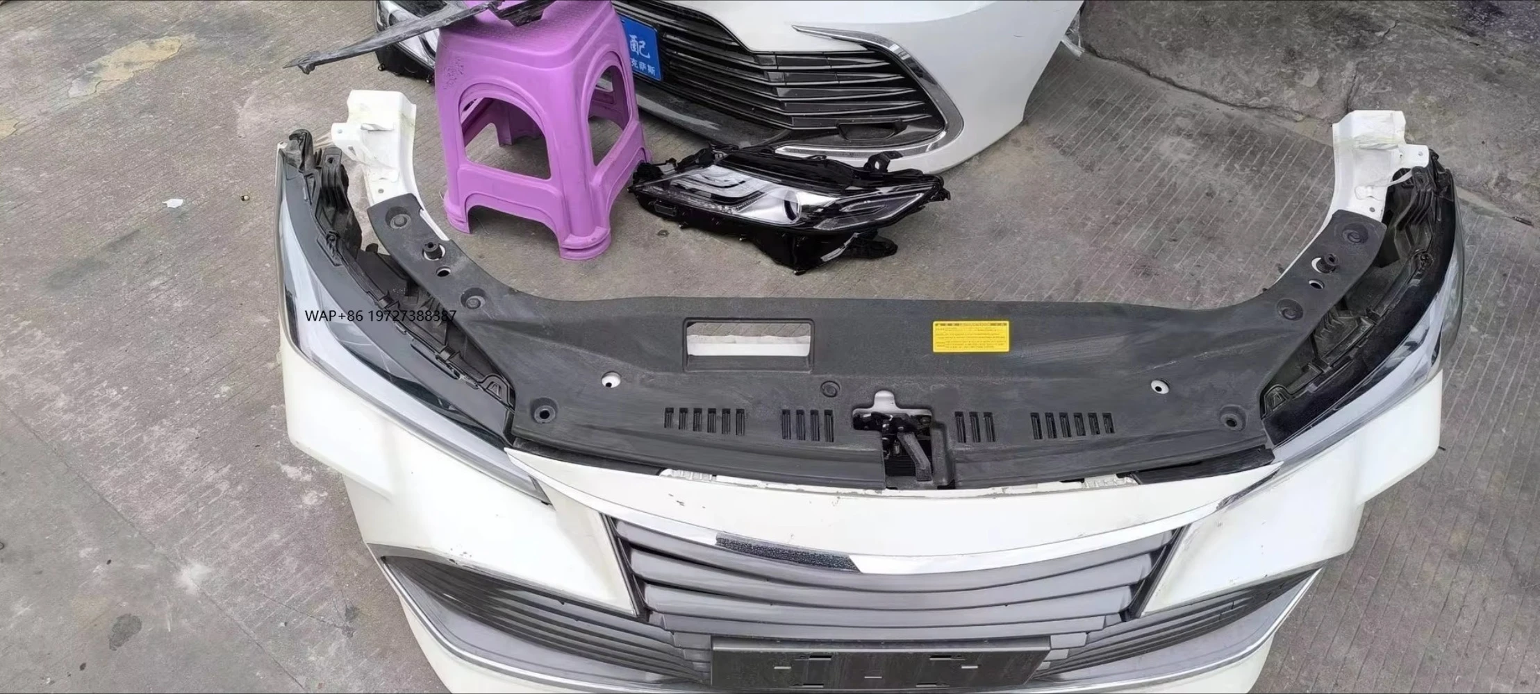 

Suitable for 2019-2024 Avalon Asia Dragon Front Bumper Grille Radiator Hood Wing, Front Nose Assembly