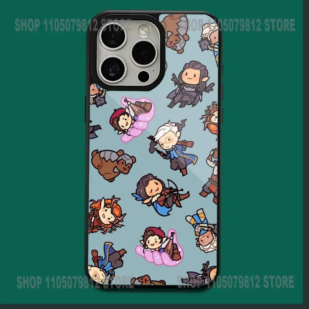 حافظة هاتف كارتونية L-Legend V-Vox Machina لهاتف iPhone17,16,15,14,13,12,11,Plus,Pro,Max,Mini Magesafe شحن لاسلكي مغناطيسي