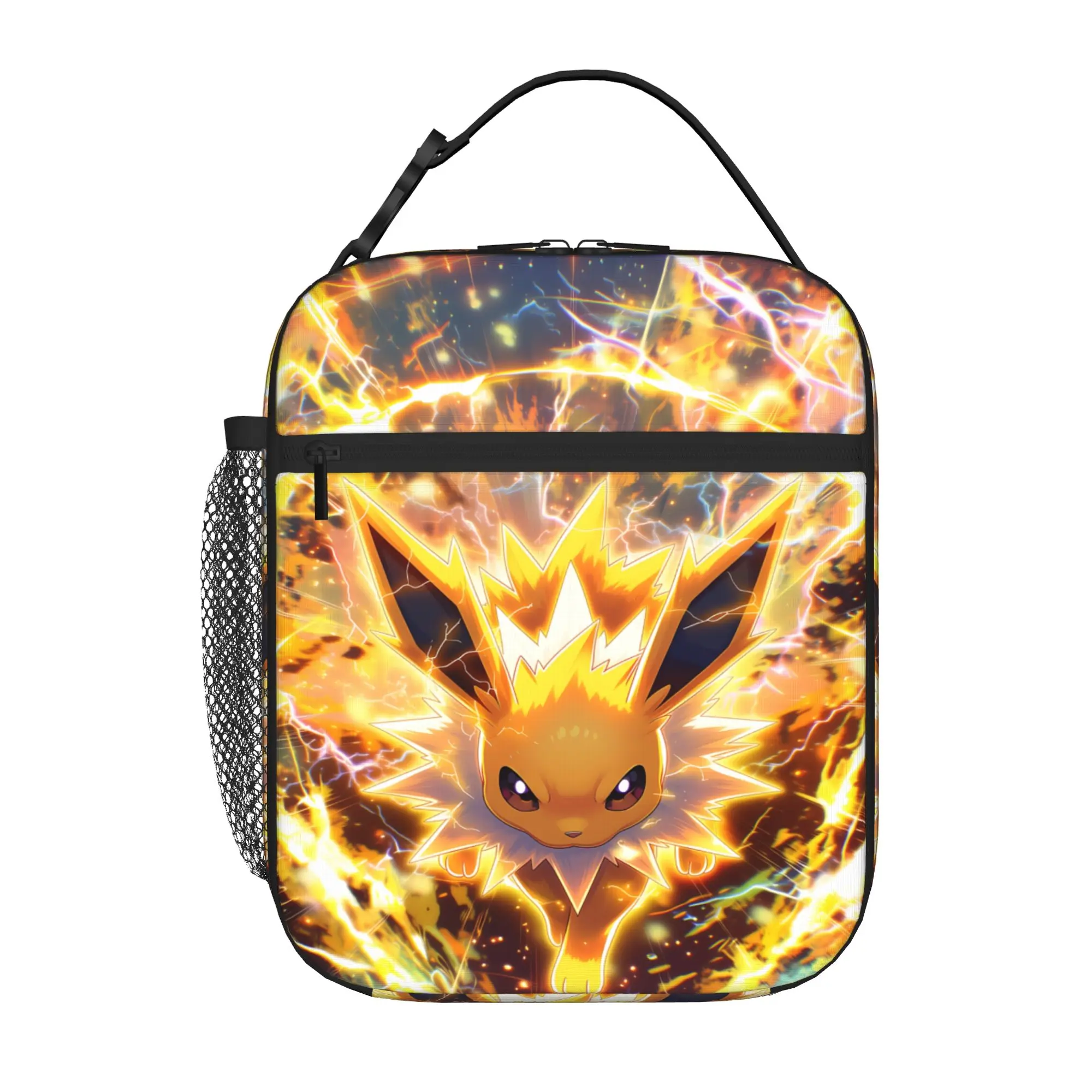 Pokemon Insulated Lunch Bag Ice Pack Rice Bag Eevee Eeveelution bolsa Student Bento Lunch Handbag Insulation