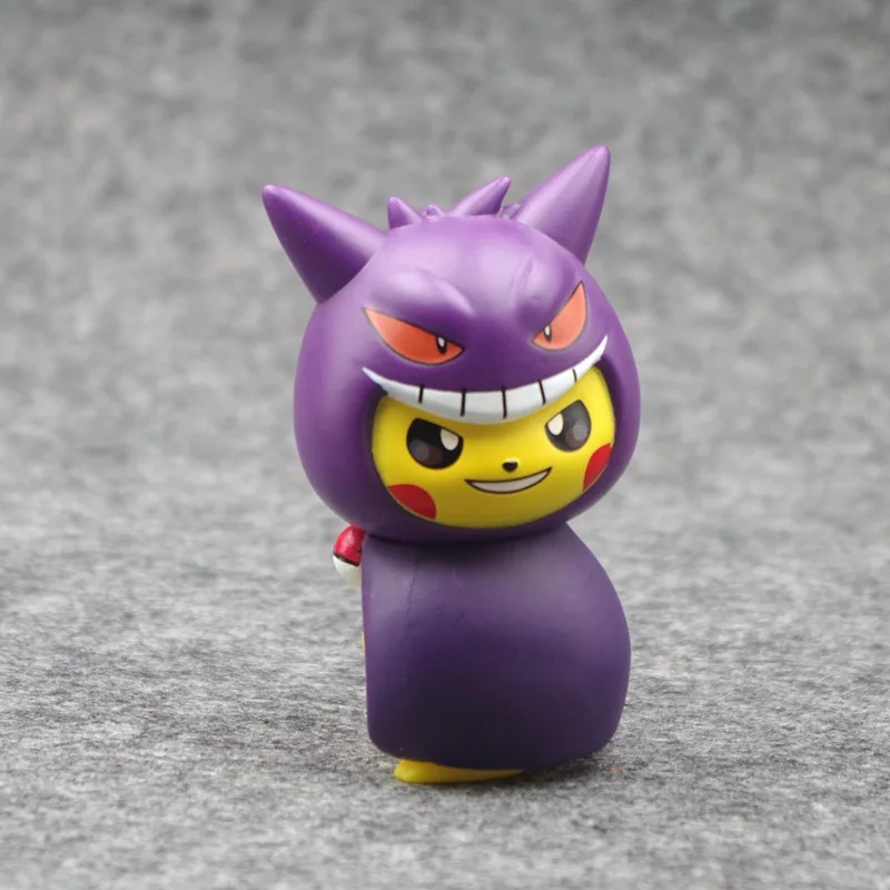 Figura de Pokémon de regalo, Pikachu Cos Charizard Bulbasaur Blastoise Gengar, caja ciega, figura de Anime, muñeca
