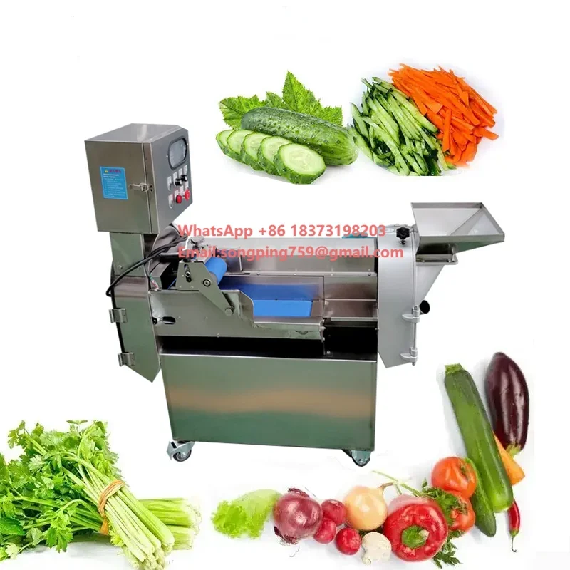 

Fully Automatic Multi-functional Vegetable Cutter and Chopper Vegetable Cutting Machine Leafy Vegetable Cutter