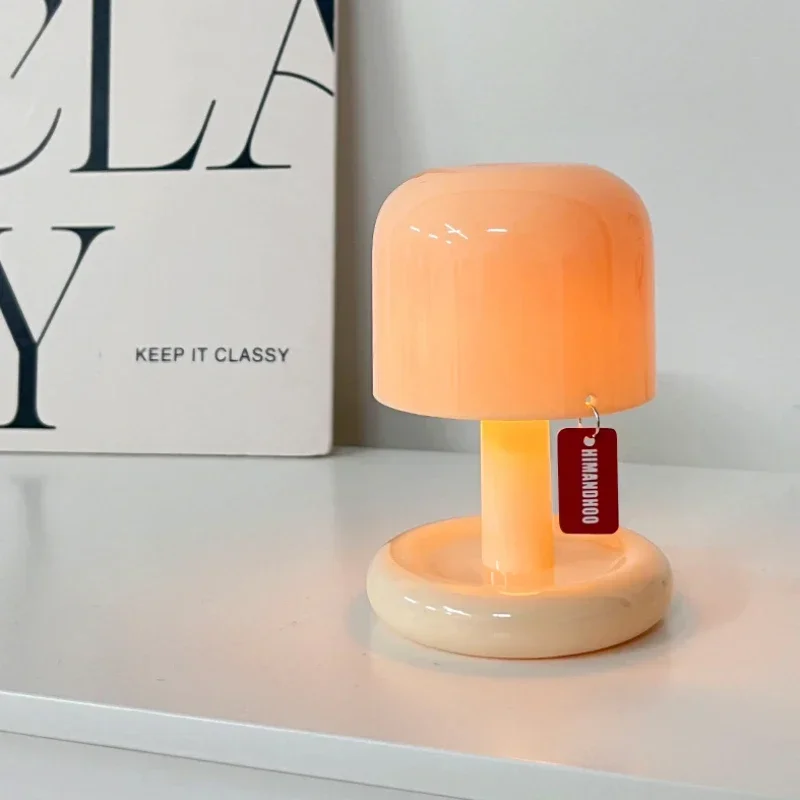 Lâmpada de mesa de carregamento usb luz da noite quarto cabeceira sala estar decoração iluminação toque candeeiros mesa minimalista luzes