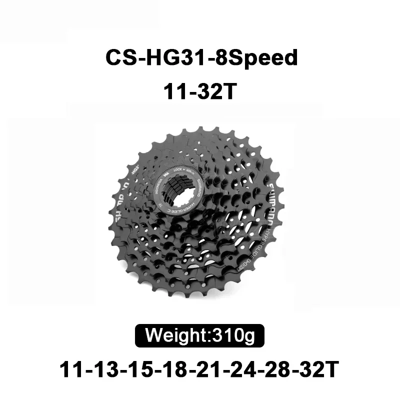 ALIVIO CS-HG31-8 8 Speed Cassette MTB Flywheel HG200 9S Sprocket 11-32/34/36T Freewheel for HG K7 Mountain Bicycle Part