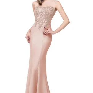 Zarif abiye mermaid kadınlar, Çarpıcı altın dantel, mavi kraliyet, ıllusion, sevgiliye, parti, düğün, mezuniyet elbiseleri 6 Büyük satış, giydirme partisi, gök mavisi-no. 4