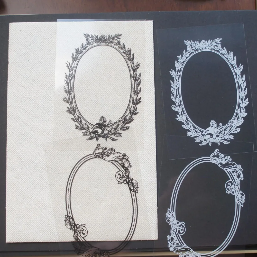 

20pcs Black White Lace Vine Flower Frame Sticker Scrapbooking DIY Gift Packing Label