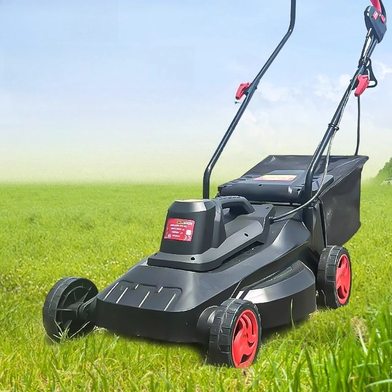 High-power electric lawn mower small household lawn mower artifact hand-push grass cutting and lawn mowing machine