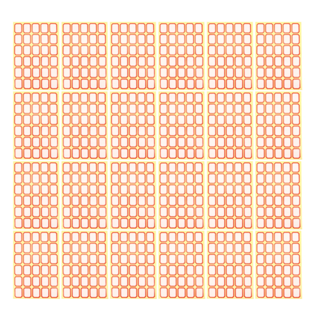 

10 Sheets Name Sticker Classification Tags Label Paper Coated Removable Stickers Letter Labels