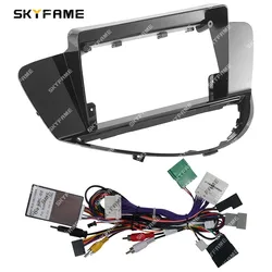 SKYFAME Car Frame Fascia Adapter Canbus Box Decoder Android Radio Dash Fitting Panel Kit For Subaru Tribeca