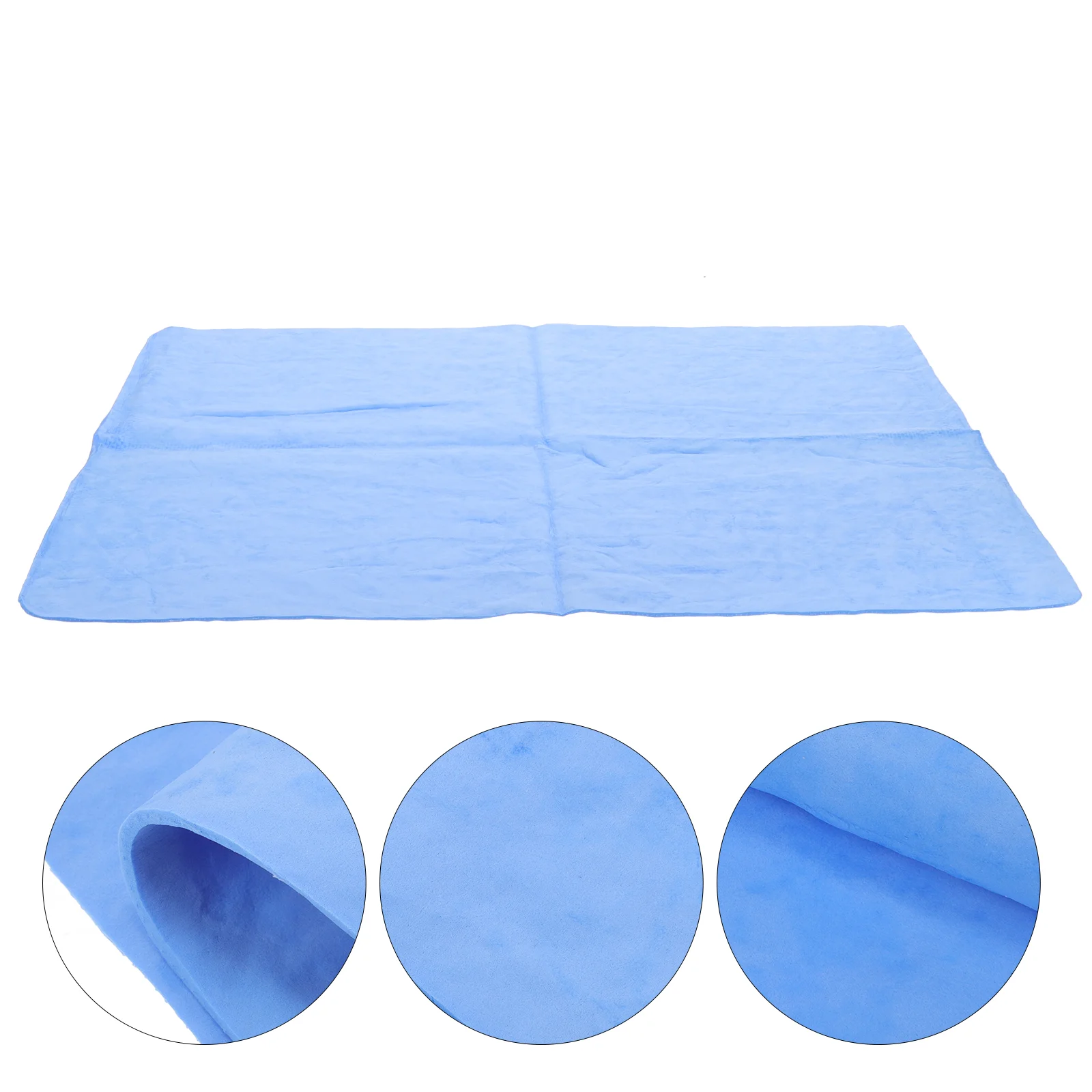 

Window Cleaner Imitation Deerskin Towel Micro Fiber Towels Drying Accessories Sky-blue