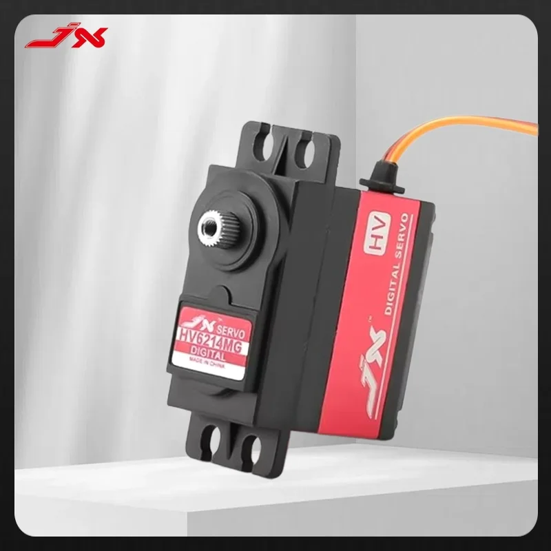 

Сервопривод JX PDI-HV6214MG 15 кг, высокоточный цифровой стандартный сервопривод с металлической шестерней для радиоуправляемой модели самолета автомобиля