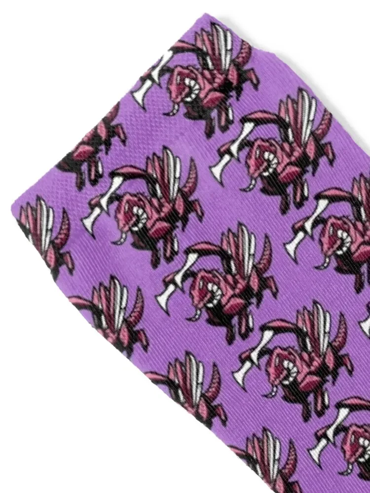 Purple Zergling Socks halloween Toe sports basketball snow Designer Man Socks Women's